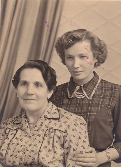 Olga Duda et sa Mère